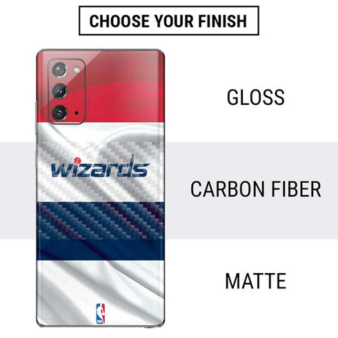 NBA Washington Wizards Home Jersey Galaxy Note20 5G Skin